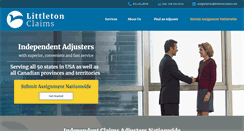 Desktop Screenshot of littletonclaims.com